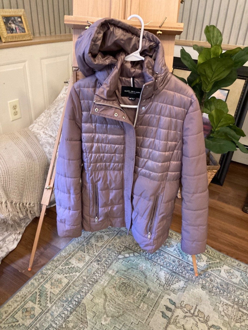 Pink winter jacket medium